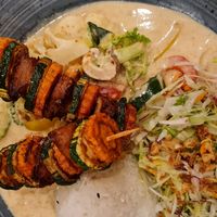 Vegan Saitan Skewer at NYNAMY in Ingolstadt