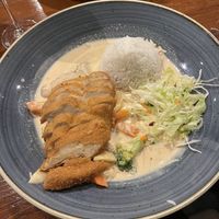 peanut curry with vegan chicken   at NYNAMY in Ingolstadt