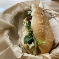 Vegan sandwich with fried tofu  at Hungry Monkey in Ingolstadt