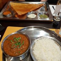 Aubergine curry at Krishna Vilas in Luxembourg City