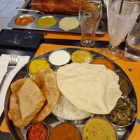 Dosa and South Indian Thali at Krishna Vilas in Luxembourg City