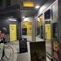 Outside at Krishna Vilas in Luxembourg City