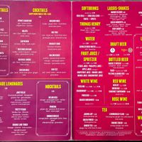 Menu page at Nyom at Nyom in Berlin