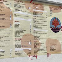 Menu at Talay in Staten Island