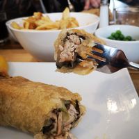 Banana blossom 🖤 at Hobson's Fish & Chips in West London