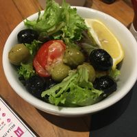 Salad at Hobson's Fish & Chips in West London