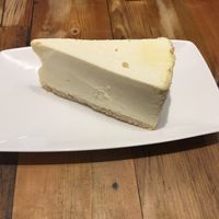 Vegan cheesecake at Hobson's Fish & Chips in West London