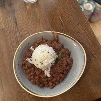 Red beans and rice   at Jude's Old Town in Seattle