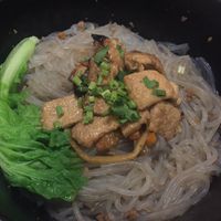 Sweet “meat” and vermicelli  at Life Cafe @ Padungan in Kuching