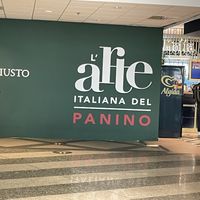 Cafe at Gate B55 at MXP - L' arte Italiana del Panino - T1 in Ferno