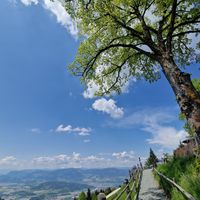 The vieeeeewwwww😍 at Gipfelhaus Magdalensberg in Magdalensberg