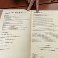 Menu 8 at Aha Cafe in Dresden