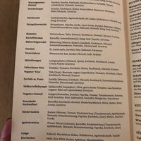 big plus: you can see at the end of the menu what is used in every meal  at Aha Cafe in Dresden