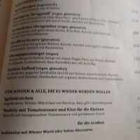 Haupt- und Kindergerichte at Aha Cafe in Dresden