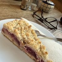 vegan cake  at Aha Cafe in Dresden