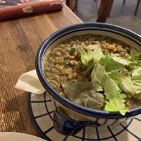 Linsen Eintopf at Aha Cafe in Dresden