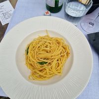 Spaghetti aglio e peperoncini at Bellavista Ristorante Pizzeria in Riva Del Garda