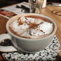 Hot Chocolate with whipped cream at Bibliotheek Oosterschelde in Goes
