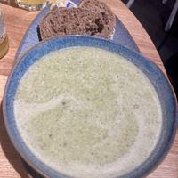 Broccoli-coconut soup  at Bibliotheek Oosterschelde in Goes