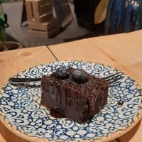 Zulke lekkere brownie ❤ at Bibliotheek Oosterschelde in Goes