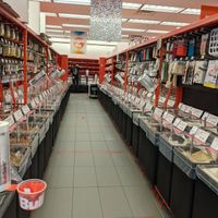One of several aisles at Bulk Barn in Cobourg