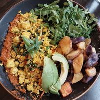 the scamble (w/tofu instead of eggs) at Brunch & Co in Estes Park