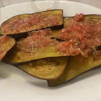 Tomato aubergine   at Taverna Tsambikos in Rhodes