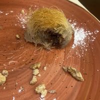 But it was tasty. Cinnamon flavour inside    at Orexi in Rhodes