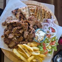 The Vegan Gyros at Orexi in Rhodes
