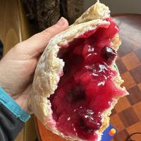 Vegan apple and blackcurrant pastry   at The Cornish Pasty in Keswick