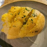 Garlic bread at The Mitre Inn in Tiverton