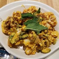 Charred cauliflower... Not what I was expecting but really good; would make a great meal if mixed with quinoa at True Food Kitchen in Annapolis