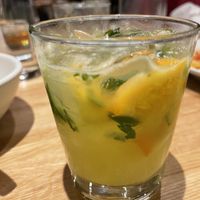 Citrus Skinny Margarita made w/ organic tequila, cucumber and mint  at True Food Kitchen in Annapolis