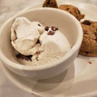 Chocolate chip cookies and ice cream at True Food Kitchen in Annapolis