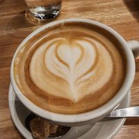 Oat milk cappuccino   at True Food Kitchen in Annapolis