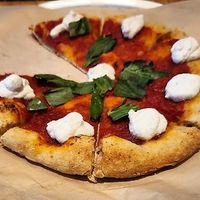 Roasted Butternut Squash Pizza sans Cranberries. Changed from the original. Overall good taste but the crust is still too crispy/tough. It's more like a flatbread. at True Food Kitchen in Annapolis