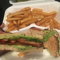 Vegan Avocado BLT at Donut Villa Diner in Cambridge