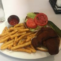 Chik’n Bacon Ranch at Donut Villa Diner in Cambridge