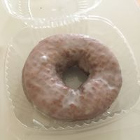 Vegan Glazed Donut at Donut Villa Diner in Cambridge