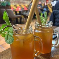 Jasmin Eistee mit Granatapfel at Loi Xua in Speyer