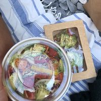 Salad with avo  at Pateka in Camogli