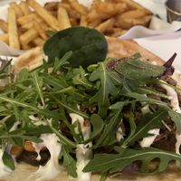 Aubergine pita   at Le Bab in London