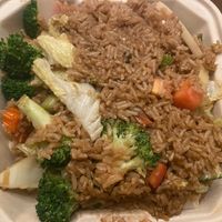 Vegetable fried rice  at Phuket I'm Vegan in Murrieta