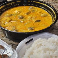 Vegan yellow curry at Phuket I'm Vegan in Murrieta