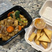 Vegan Fried Tofu and Vegan Pad See Ew   at Phuket I'm Vegan in Murrieta