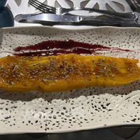 milhojas de melocotón con anisillos  at Sucot in Valdepenas