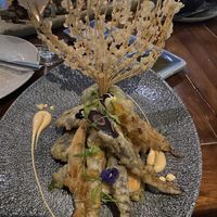 Veggie tempura  at Tora in Cancun