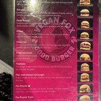 Burger menu   at VEGAN FOX in Buenos Aires