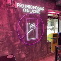 Sign at vegan fox  at VEGAN FOX in Buenos Aires