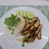 Plant based duck at Vegan Station in Phuket